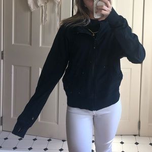 LULULEMON BLACK HOODIE ZIP UP